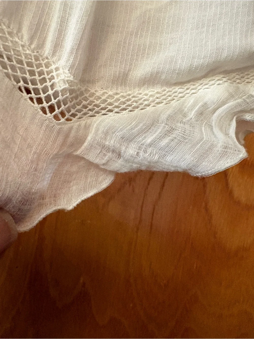 Isabel Marant Cream Smocked Tiered Mini Skirt *FLAW* EU34 US2